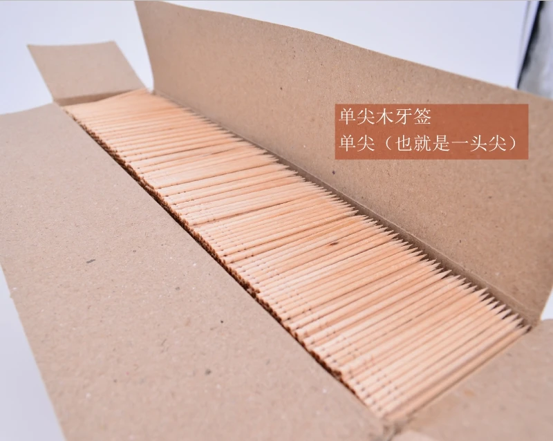 Wooden Toothpick Tooth Pick 10000 Pieces Tooth Stick Wood Picks Disposable Wood Toothpicks for Hotel and Restaurant Mass
