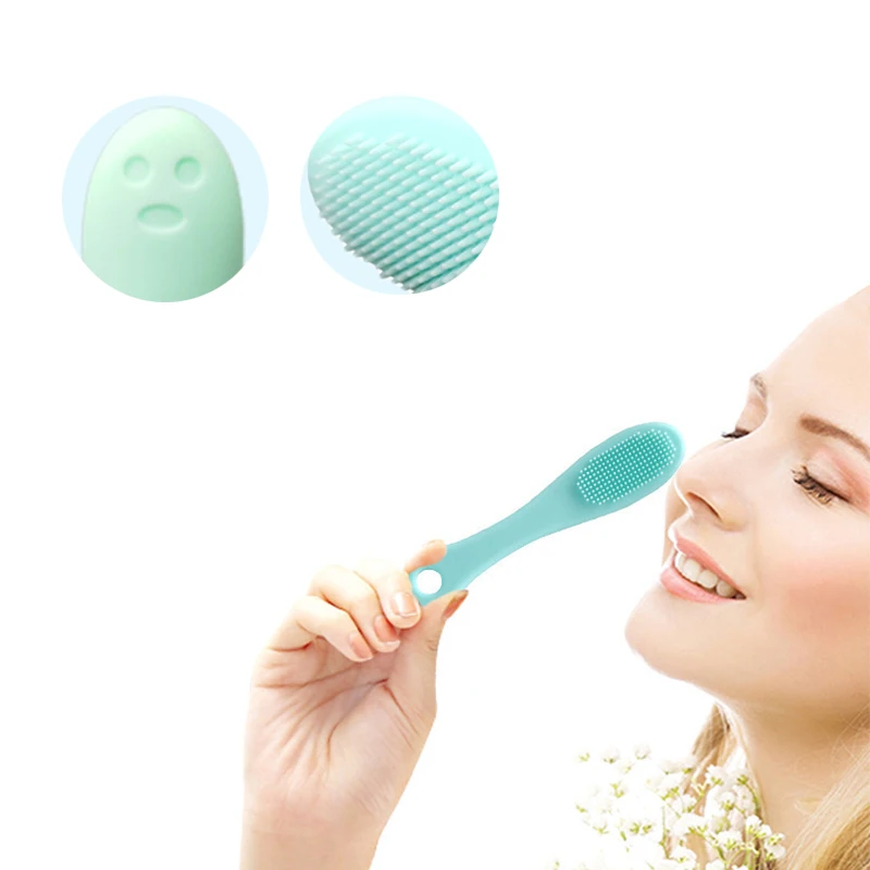 

Silicone Finger Face Wash Brush Nose Cleaning Blackhead Removal Tool Facial Treatment Finger Cover Brush Skin Care Tools
