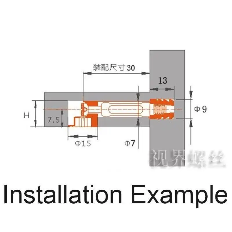 Kit Connettori A Camma Per Mobili - 100 Pezzi 4 Misure - Foto 9