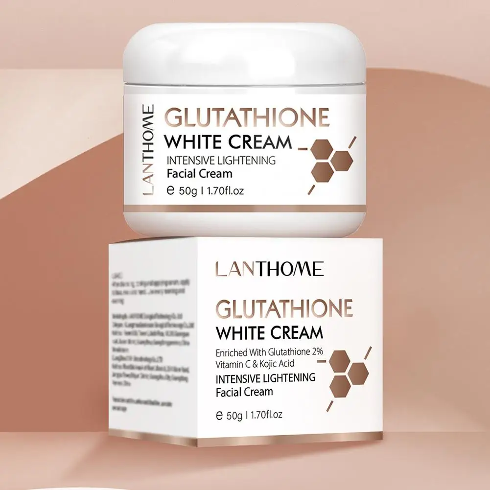 Blanc Glutathion Crème éclaircissante et hydratante pour le visage et