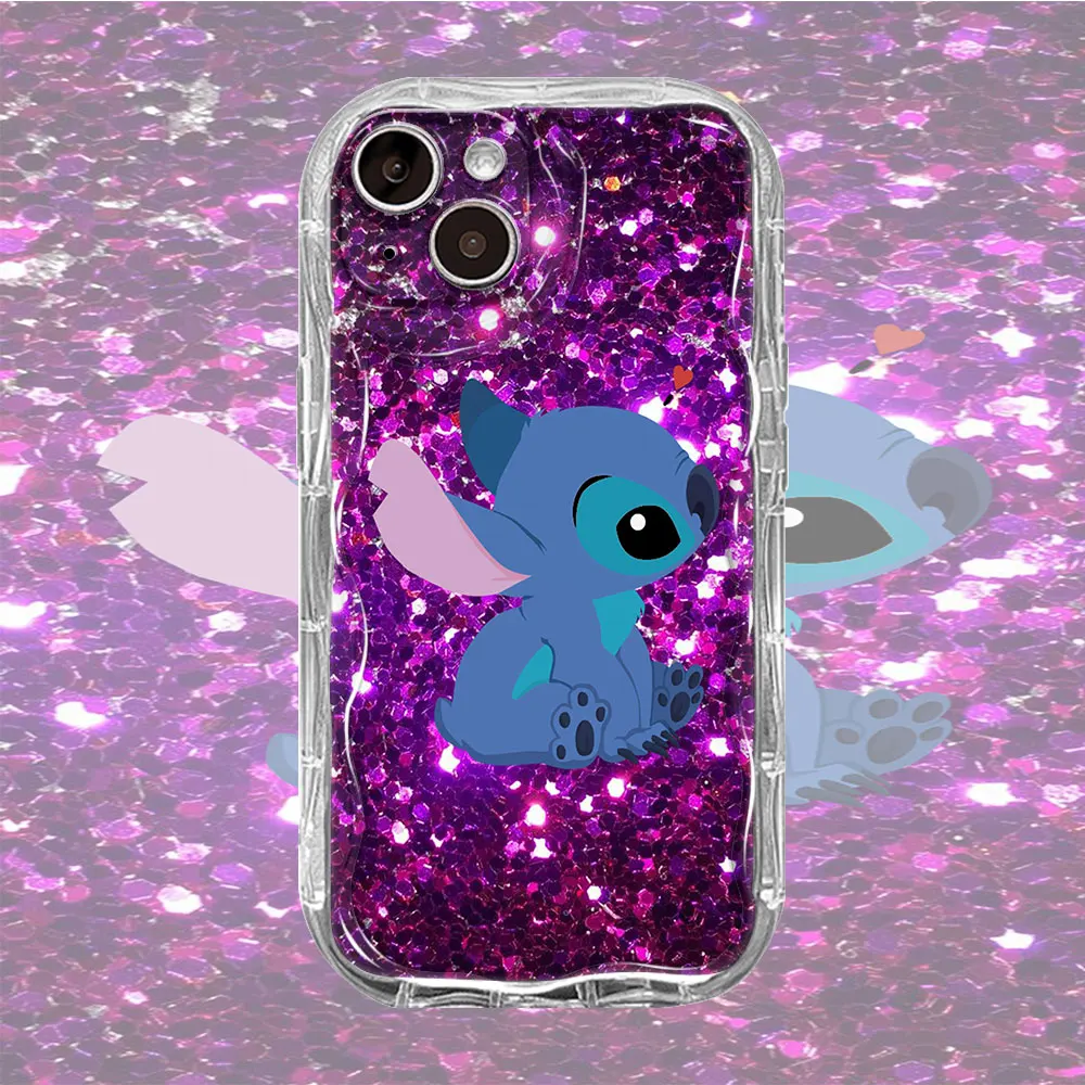 thumbnail image 1 of Funda de teléfono de textura cremosa para Apple iPhone 13 15 Plus 14 Pro Max 12 Mini 11 7 8 SE XR X XS 6 6S cubierta de lujo Bling Cute Stitch, 1 of 5