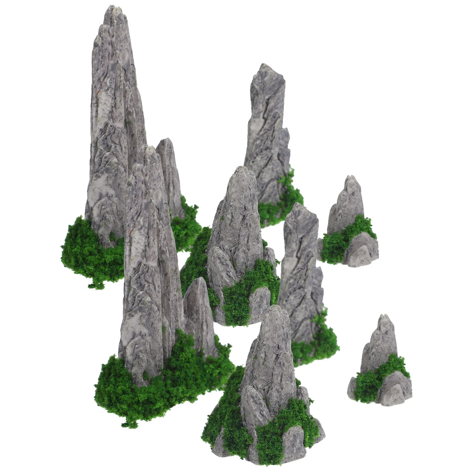 

Miniature Rockery Decorative Rockery Figurines Resin Rockery Statues Outdoor Garden Ornament Small Micro Simulation Rockery