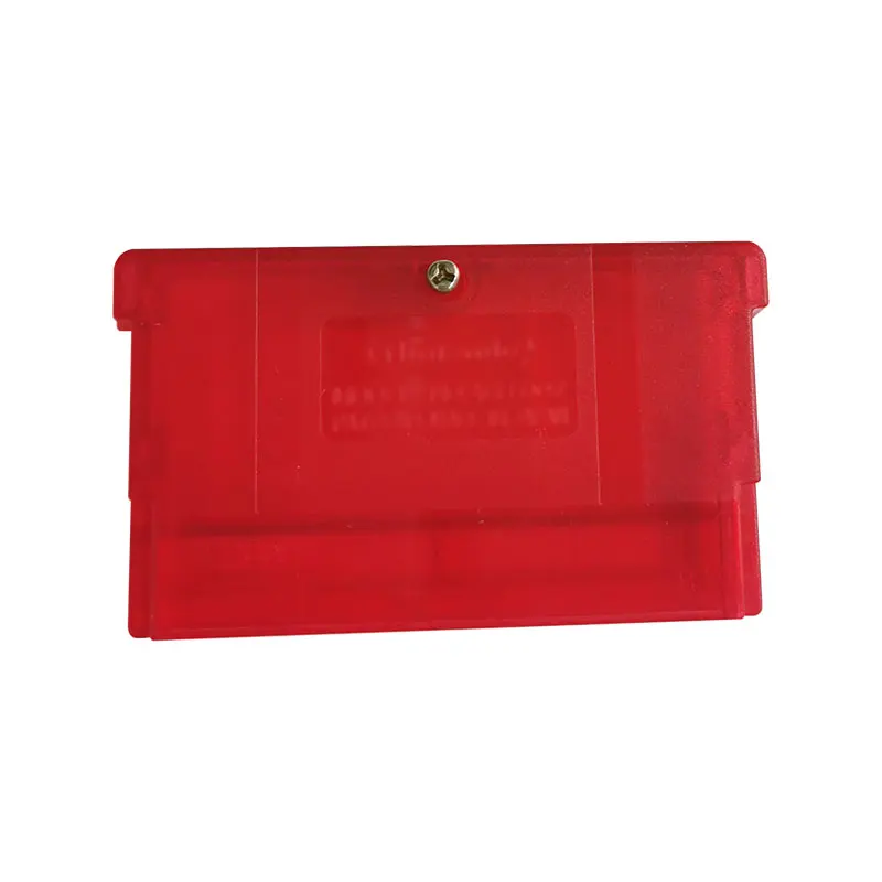 10PCS Plastic Cases For GB Games Card Cartridge Box Transparent red