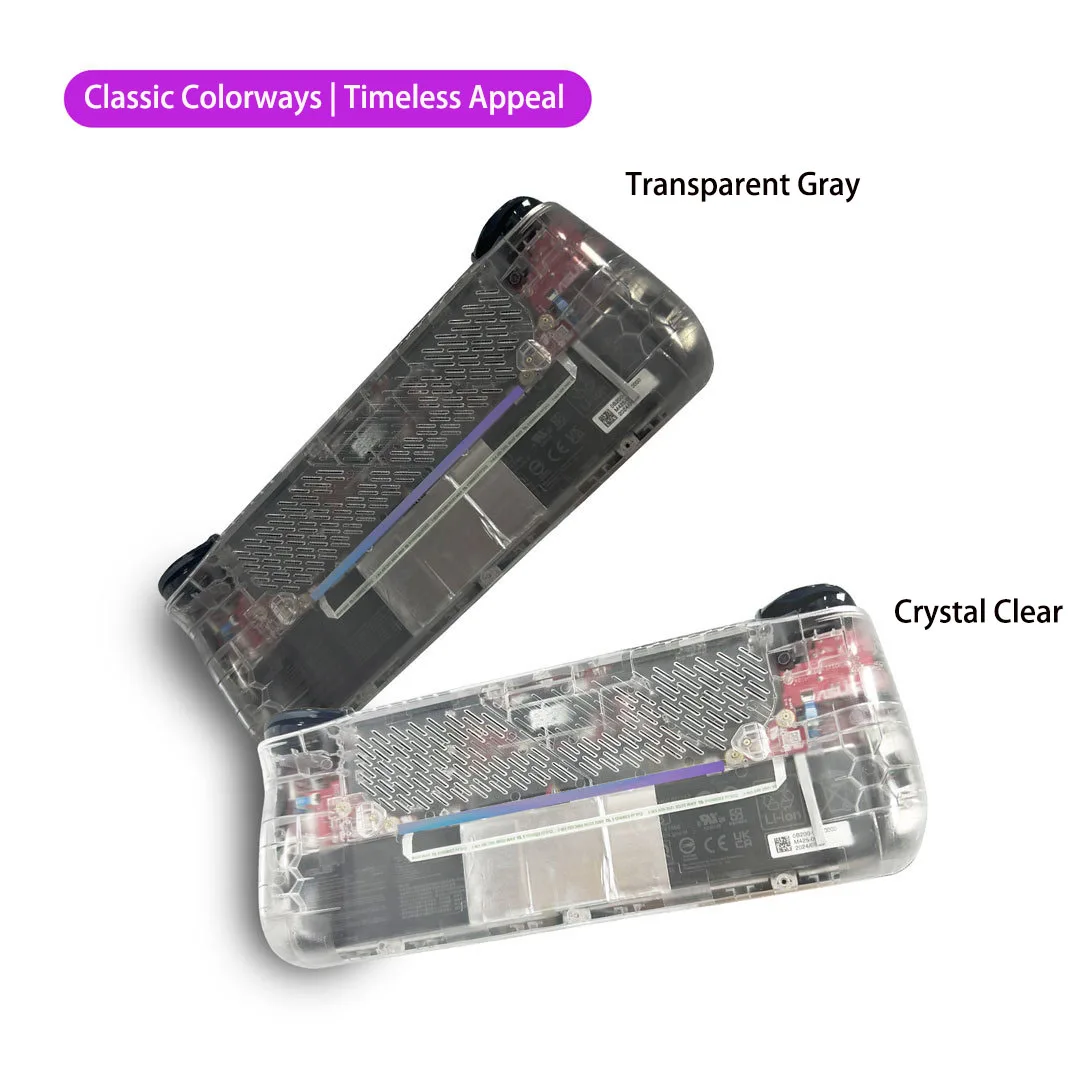 Transparent Back Cover compatible with ROG Ally X - Replacement