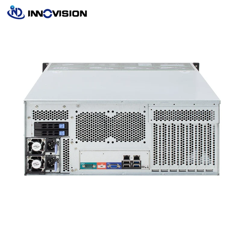 4U 19inch 560MM Deepth Rack Mount Hot-swap Chassis 24HDD 24Bays NVR IPFS Cloud Storage IPC Server Case Support ATX Power Supply
