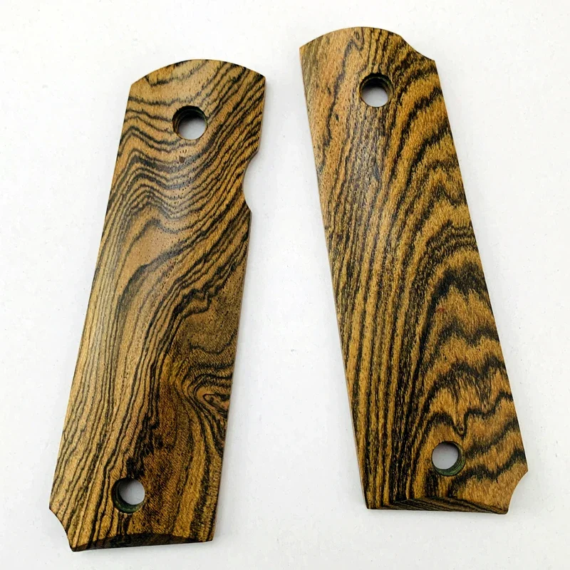 

1 Pair Mexican Natural Wood Grips Handle Scales for 1911 Models DIY Make Accessories Parts Slabs