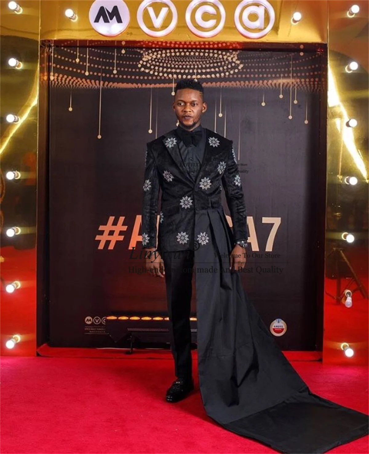 

Модные мужские бриллианты, Свадебные смокинги для жениха, облегающие мужские бриллианты со шлейфом, комплект из 2 предметов, мужской костюм