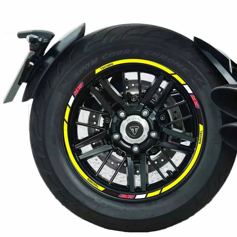 

Motorcycle Accessories Wheel Hub Wheel Rim Sticker Reflective Stickers for Triumph Daytona 675