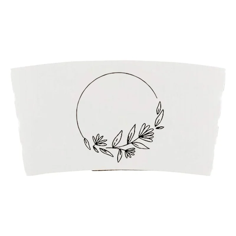 Custom Printed 20PCS 10-20oz Coffee Cup Sleeves Kraft Disposable Heat Insulated Cup Hol... - SKU CCS1231 - UGI Packaging