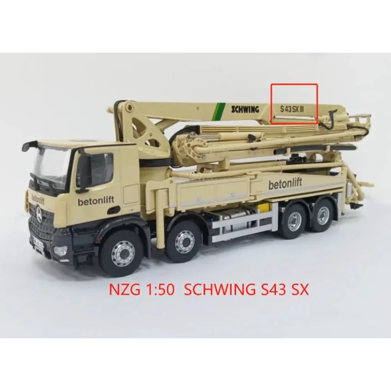 1:50 Arocs 8x4 Schwing S51 SX Cement Pump Truck Alloy