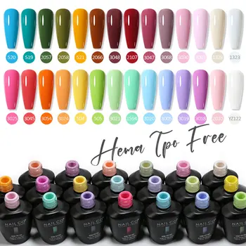 NAILCO Smalto Gel per Unghie 150 Colori Senza TPO Senza HEMA Nail Art Soak Off Inodore Organico Gel UV Smalto per Unghie Vernice Gel Lacca