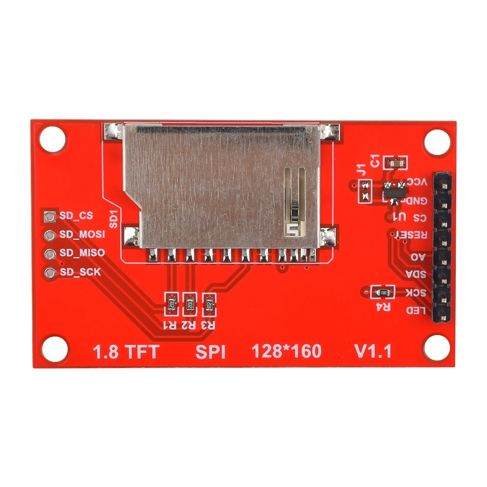 1.8 인치 SPI LCD 모듈, 128*160TFTTFT LCD 모듈, SD 카드 ST7735S 드라이버 LCD 모듈, 아두이노 C51 STM32TFT LCD 모듈