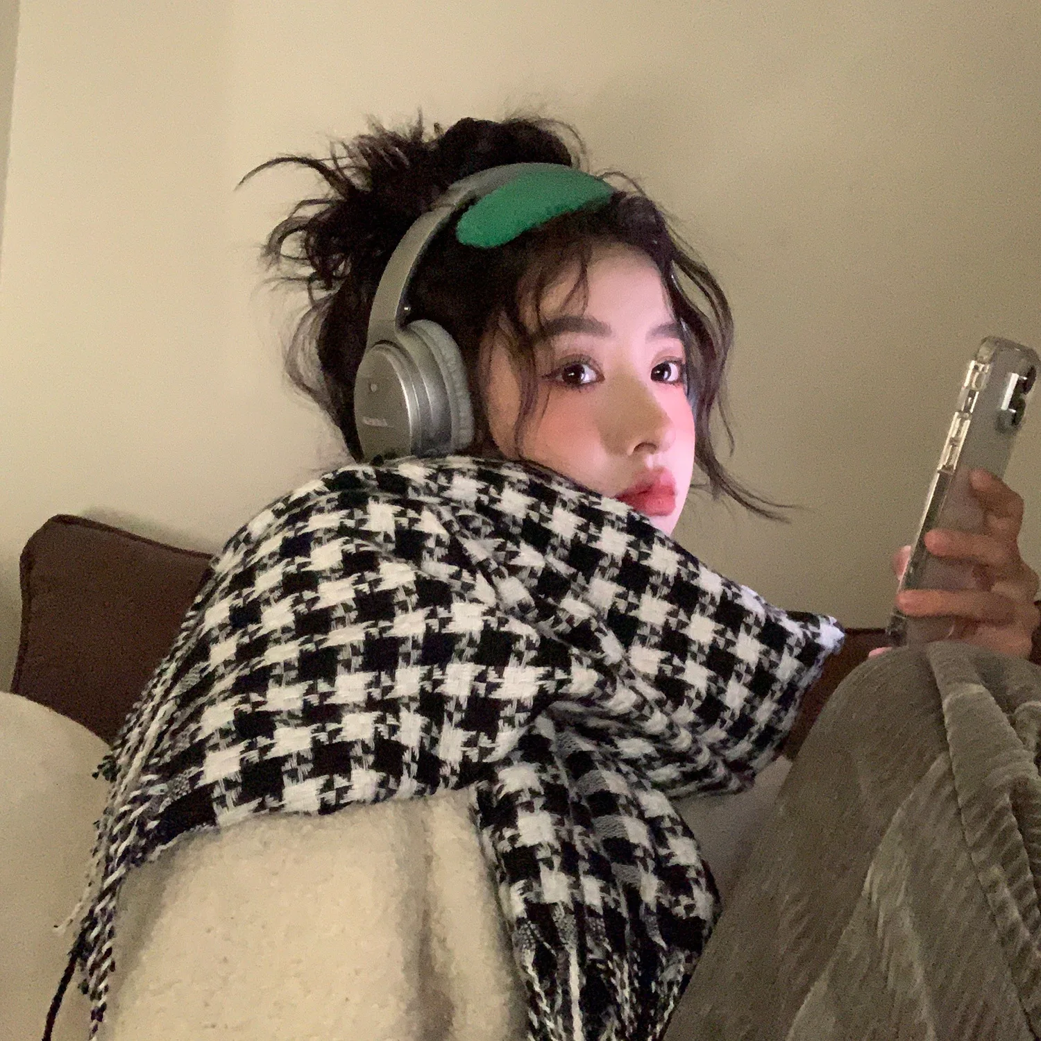 

2022 Warm Imitation Cashmere Scarf For Women Luxury Brand Winter Shawl Wraps Thick Blanket Tassel Stoles Echarpe Pashmina