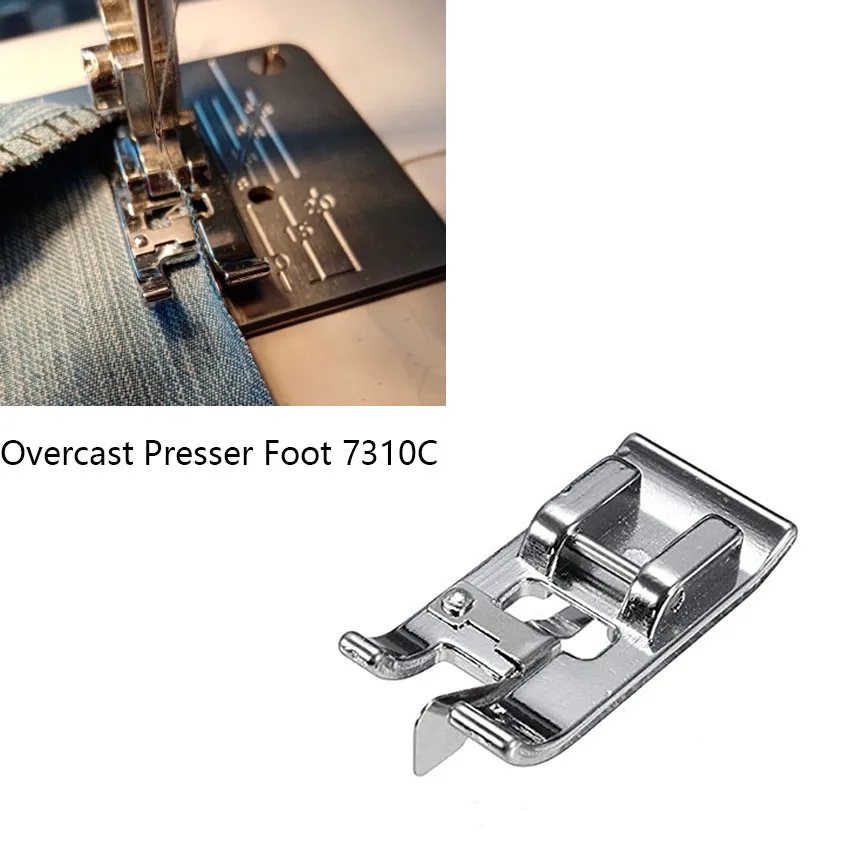 Husqvarna Viking Overcast Presser Foot 7310C for Household Low Shank Sewing Machine Accessory *wl 