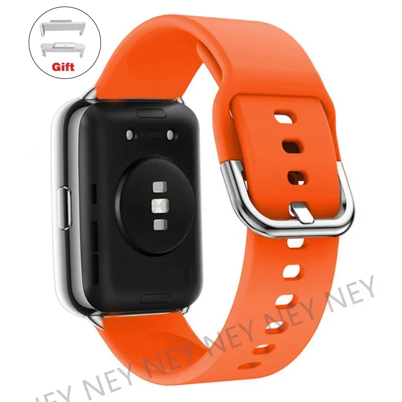 Sport Watchband: Silicone Waterproof Strap with Metal Buckle