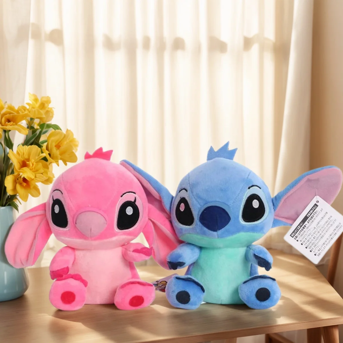 Disney Cartoon Stitch Angel Scrump Plush Dolls Anime Toys Lilo & Stitch Stich Plush Stuffed Toys Children Birthday Gifts plush toys