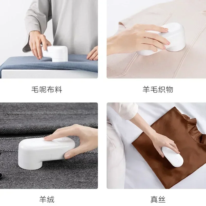 Xiaomi Mi Mijia 90-Minute Working Efficient Cleaning Lint Remover Trimmer 0.35mm Micro Arc Knife Net 5-leaf Cyclone Cutter Head electric lint trimmer