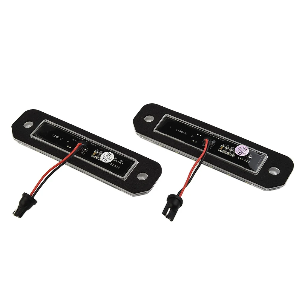 

For Honda Car Car Parts License Plate Lamp LED Parts 2PCS Replacement 300LM 34100-S04-A01 34100S04A01 White 8V-15V