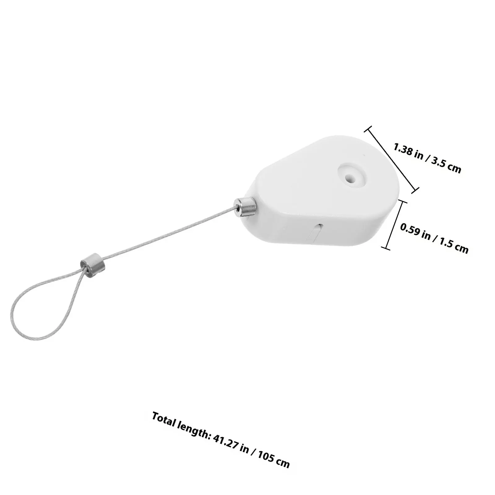 세련된 접이식 케이블 홀더 박스 1세트, 사무실 책상 및 소매점 디스플레이용 분실 방지 보안 케이블 수납함