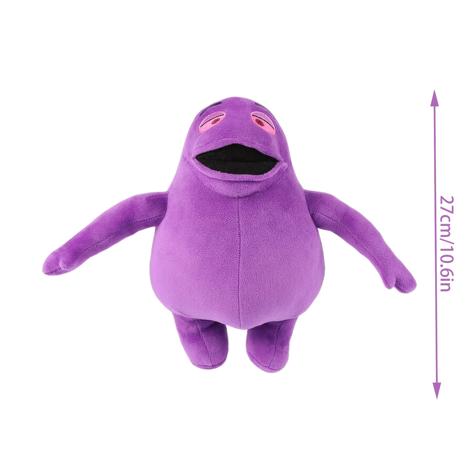 STUDIO24 COMPLEXくじ GRIMACE 27cm/10.6in The Grimace Shake Plush Toy Cartoon Game Figure Doll