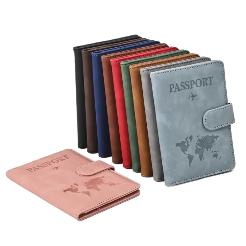 

1PCS Passport Wallet PU Leather Passport Covers Travel Passport Holder with Credit Card Holder Case Travel Wallet Organizer