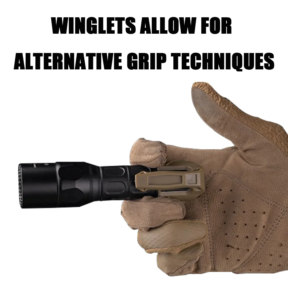 Peminkoo Taschenlampen Halter - Taktischer Clip Aus Nylon Für 1 Zoll Lampen