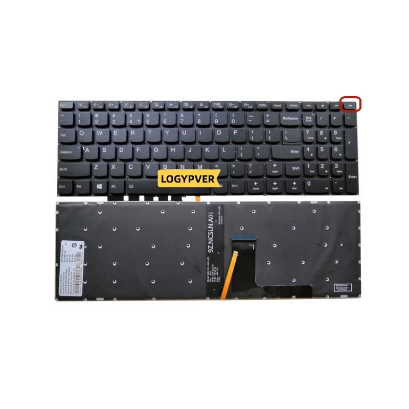 Tastiera Per Lenovo Ideapad 110-15 110-15Isk 510-15 510-15Isk 510-15Ikb 310-15Isk V110-15Iap V110-15Ikb V110-15Isk Us English