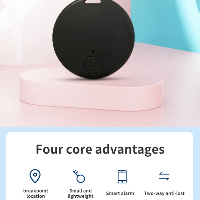 Portable GPS Tracker for Old Men Kid Pet Bluetooth-compatiable 5.0 Mobile App Tracking Smart Anti-loss Device Cat Dog Locator15m gps tracker gps locator anti lost tracker bluetooth tracker bluetooth gps tracker