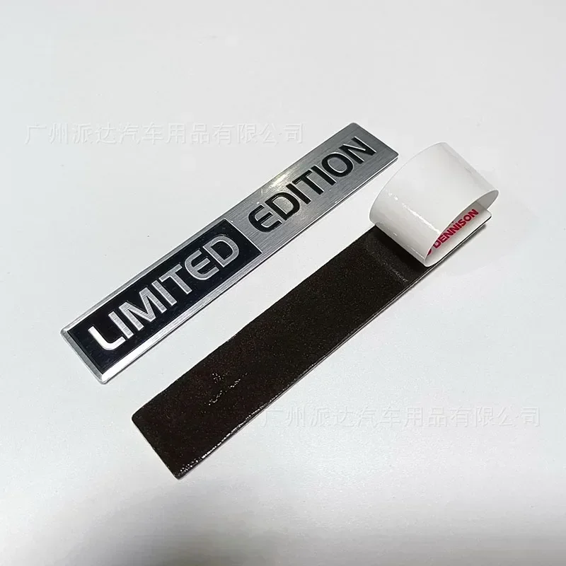 3D 알루미늄 합금 로고 한정판 편지 펜더 엠블럼 배지 뒷 트렁크 스티커 데칼 자동차 액세서리