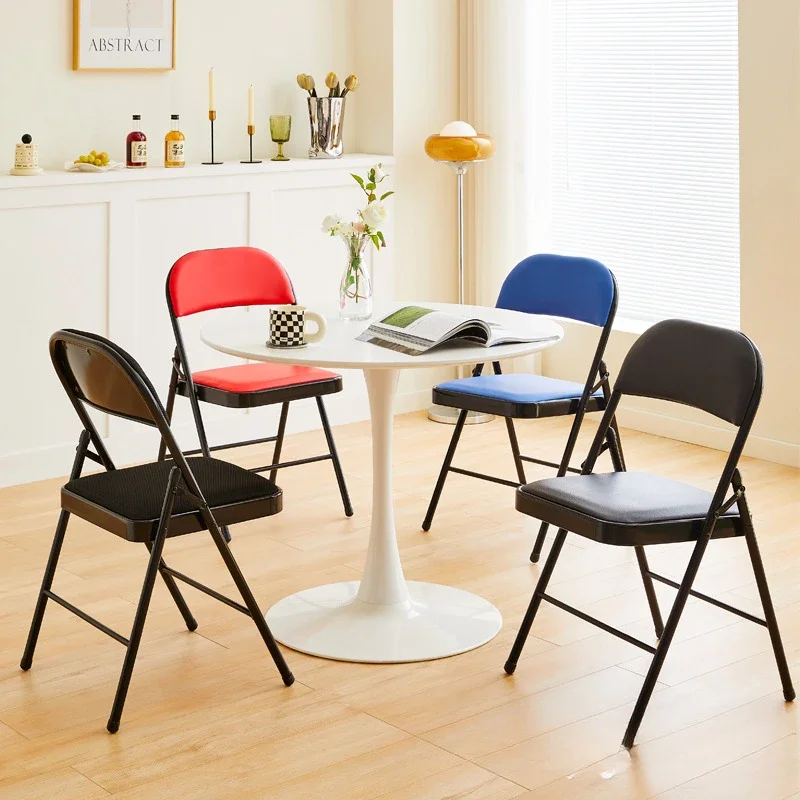 4pcs chairs for events Portable foldable simple backrest dining chairs, home, office