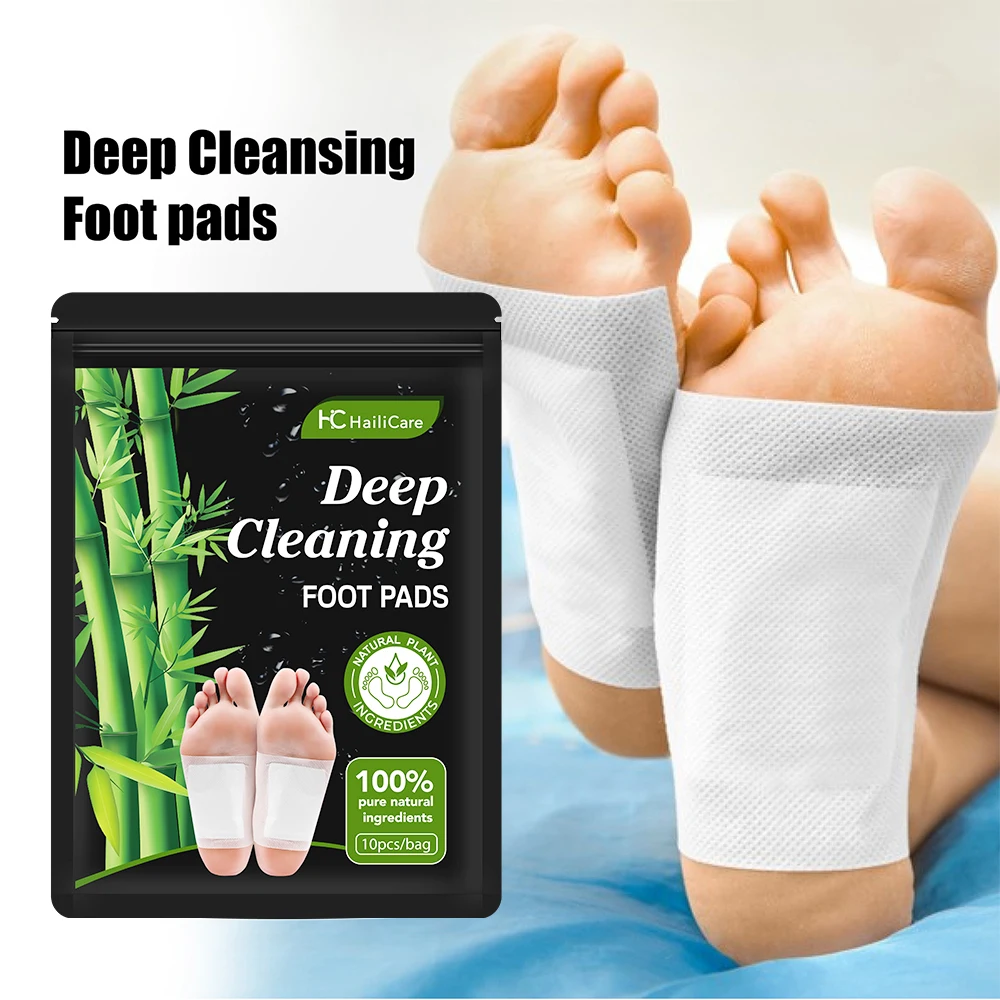 Detox Foot Patches Stress Relief Feet Deep Sleep Herbal Detox Sticker Conditioning Body Relieve Stress Foot Care 10/20/50PCS natural herbal foot pads foot pads wormwood pain relief patch