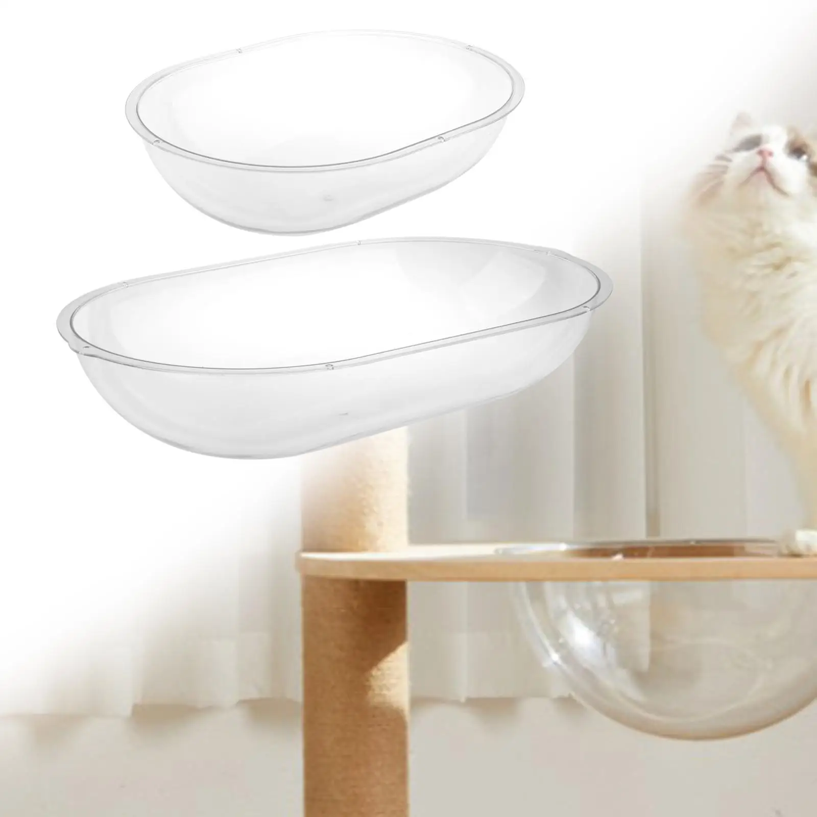 Cat Bed Cat Climbing Frame Accessories Kitten Toy Pet Bed Transparent Decoration Cat Bed Cat Climbing Frame Accessories Kitten Toy Pet Bed Transparent Decoration