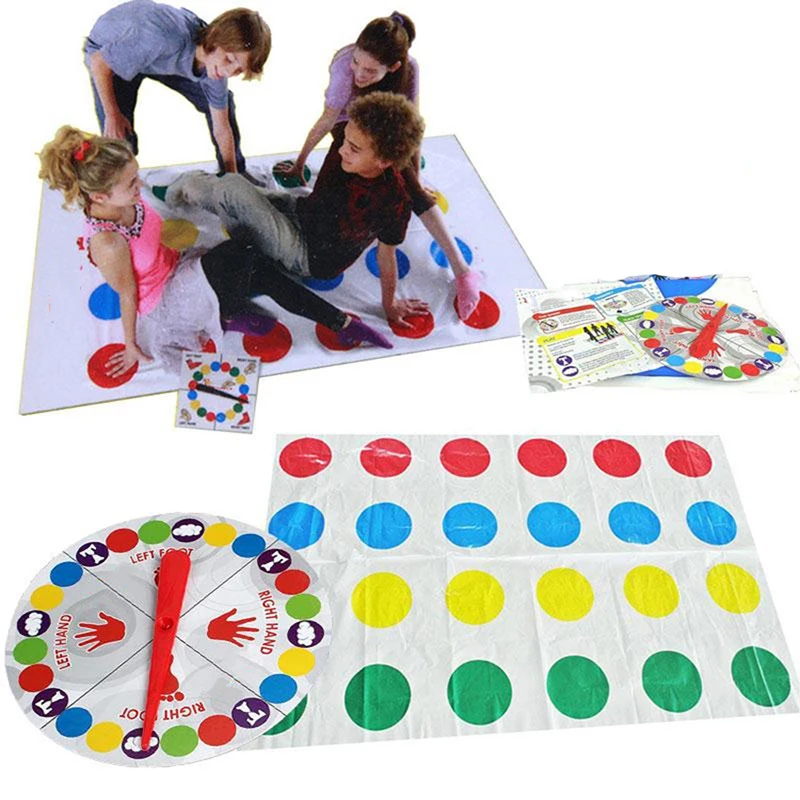 Twist Board Game Outdoor Sport Toy Funny Gift Kids Adult Body Twistering  Move Mat Parent-child Board Games Play Mat Table Game