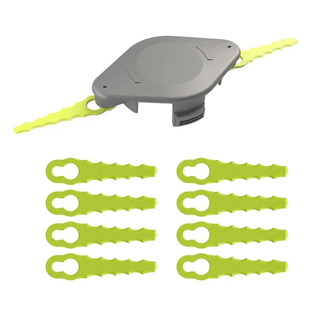 Replacement Fixed Blades For 2-in-1 String Head (8-pack)  Serrated For  Ryobi String Trimmer Parts For Home Garden Tool - AliExpress