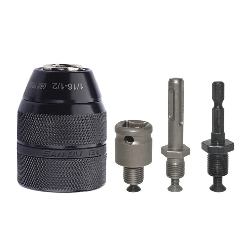 

1/2'' Drill Chuck Converter- for Impact Wrench Driver Rotary Hammer to Drill