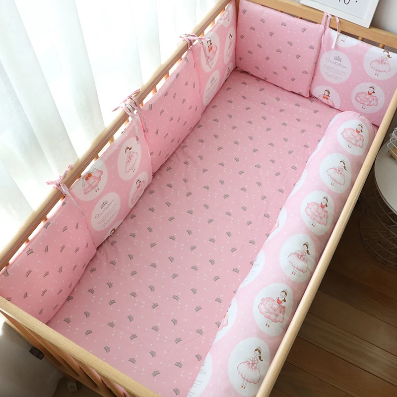 Baby Bumpers In The Crib Protector For Newborns Nordic Baby Room Decor Children Thick Soft Cot Bumper For Boy Girl Infant Bed crib bumper
