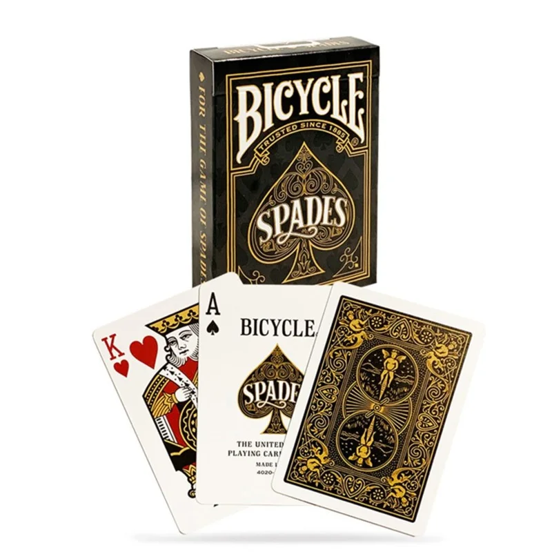 

Bicycle Spades Playing Cards Deck Poker Size Card Games Magic Tricks