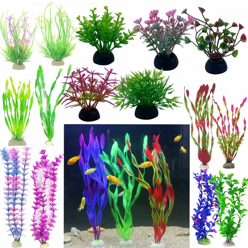 Artificial Aquarium Decor Plants Aquarium Supplies Decorative Aquatic Plant Fish Tank Landscaping Ornaments Accessories artificial plants,fish tank ornaments,fish tank decorations,aquarium ornaments,artificial aquarium plants,mini landscape ornaments