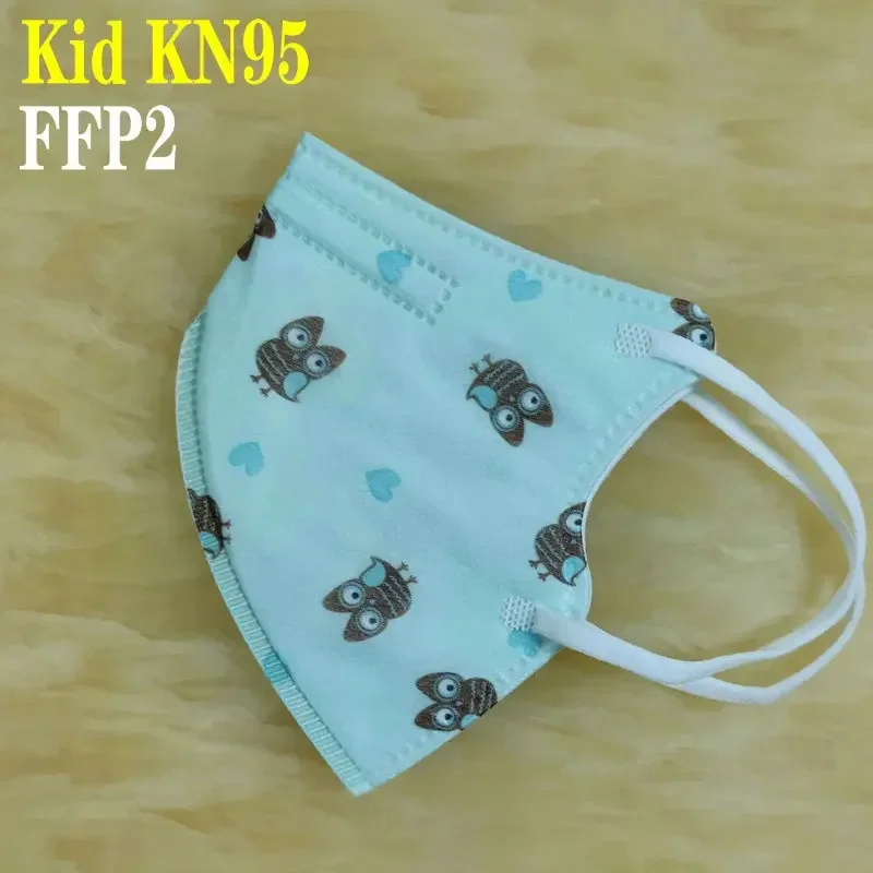 KN95 Kid Mask 3-8 8-15 Years Old 5 Layers Cartoons FFP2 Masque Boys Girls Children Mascarillas CE Face Mask FPP2 Protective