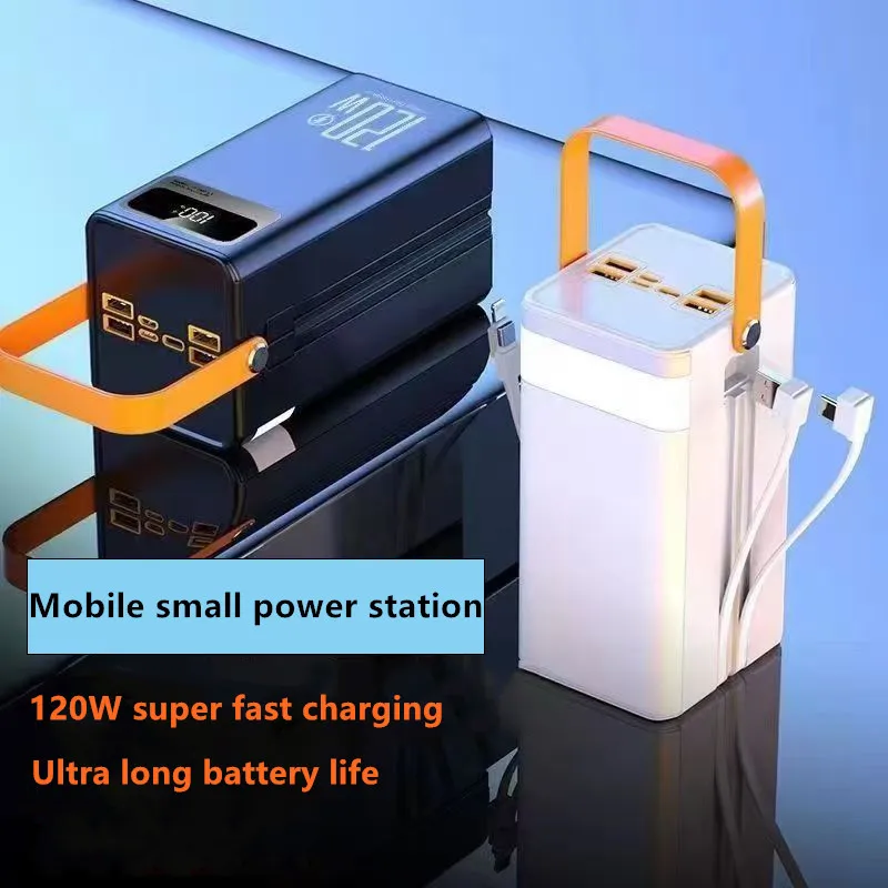 Nuovo caricabatterie portatile da 160000 mAh di grande capacità per alimentazione mobile 120 W Caricatore rapido USB Type-C Batteria esterna per telefono - Image 2