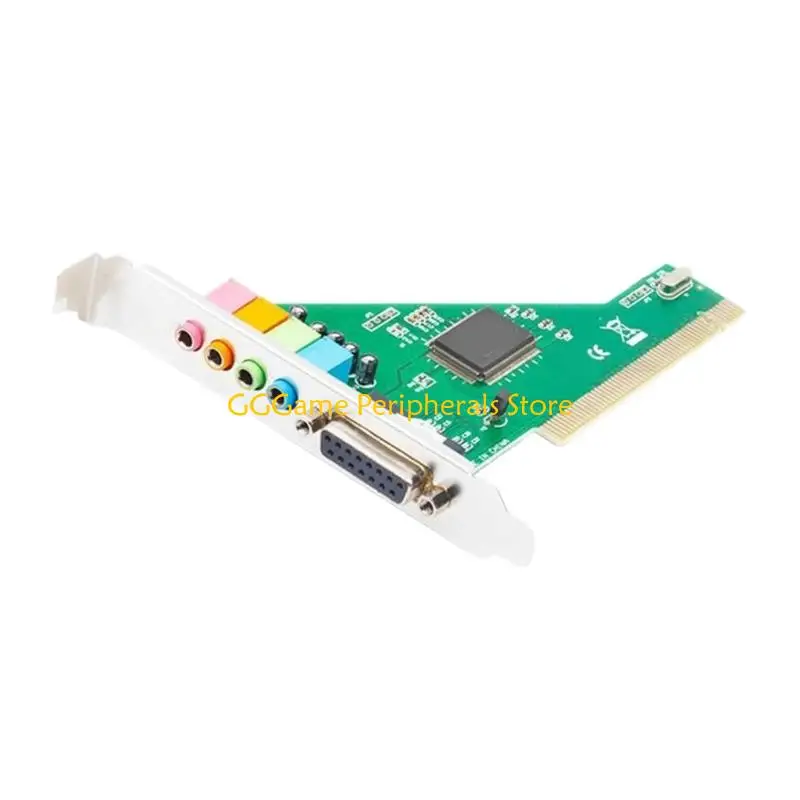 U55B 사운드 카드 5.1 PCI 사운드 효과 서라운드 카드 3D 스테레오 8738 칩 사운드 카드