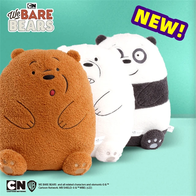 Jouets en peluche de dessin animé We Bare Bear, poupées en peluche