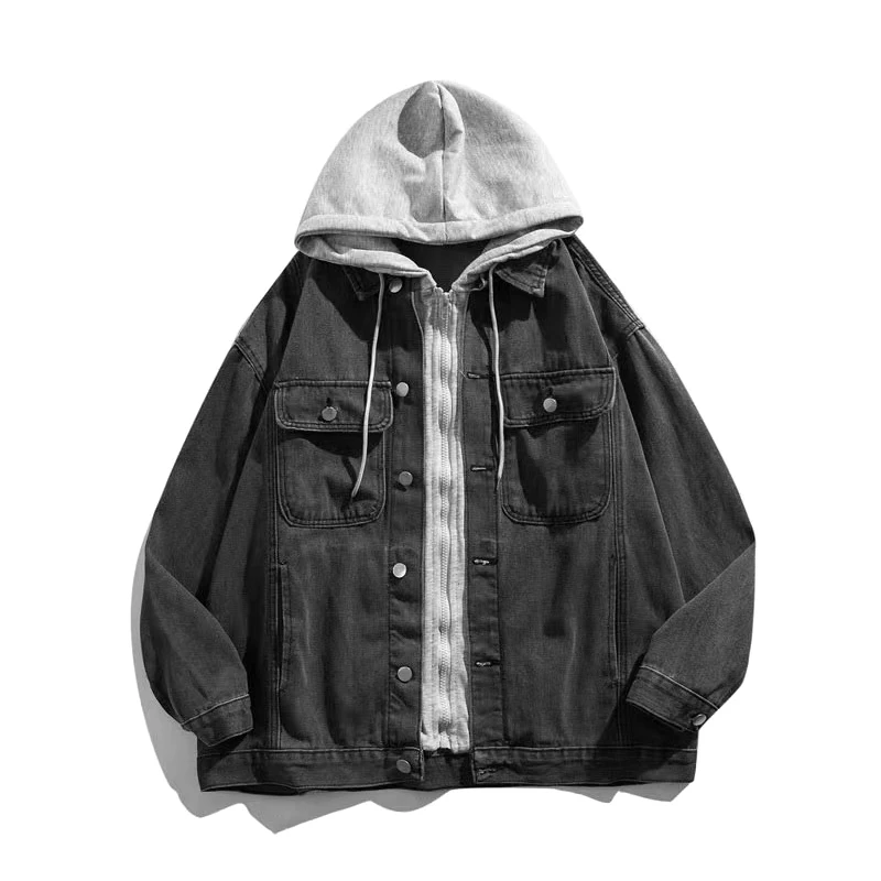 

NIGO Denim Hooded Jacket Black #nigo95173