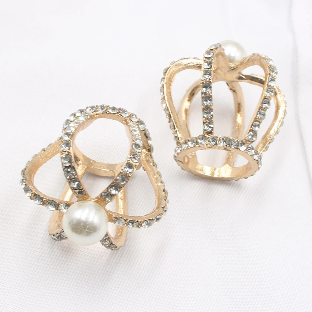 3Pc Mini Crown Crystal Decorative Accessories DIY Clothing Sewing Supplies Embellishment Wedding Party Accessiories Hair Jewelry