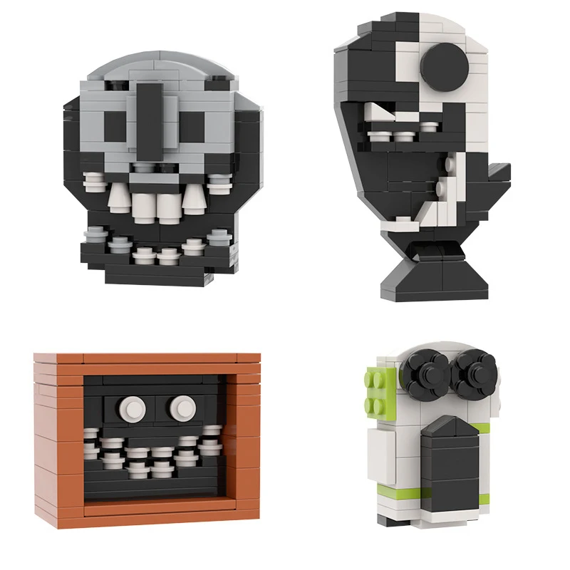 Moc Doors Demo Cattivi Figure Arcobaleni Building Block Gioco Horror Screech Tentacolo Uomo-Mangiare Monster Brick Toys Friends Gift