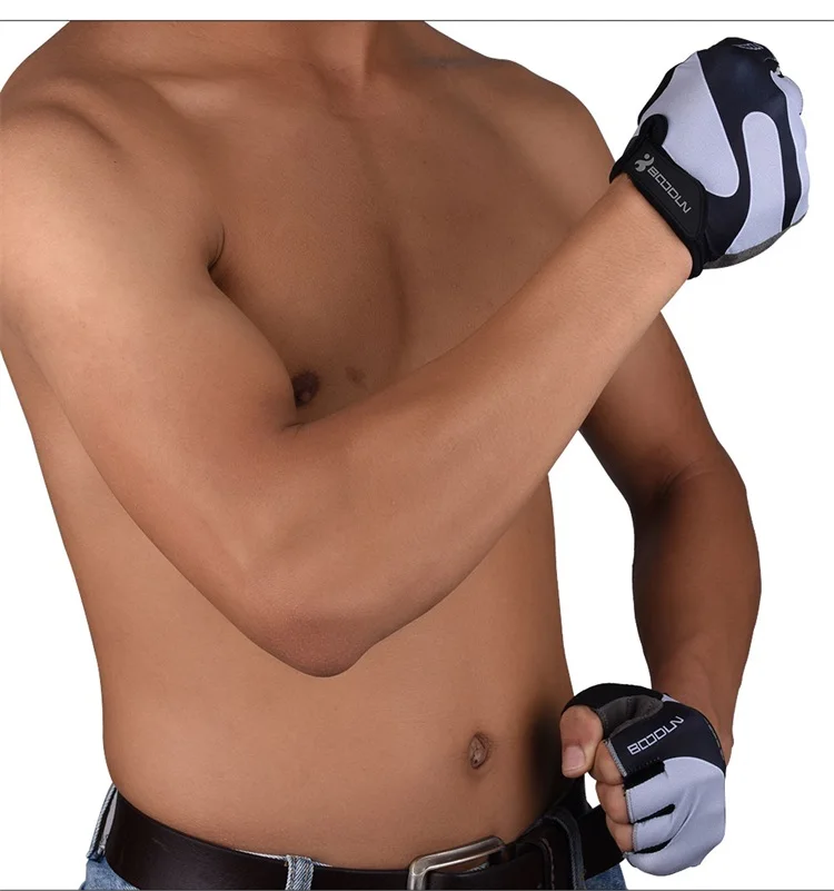 Weightlifti Gym Gloves Fitness Training Fingerless Men Women Bodybuilding Exercise Sports Gloves Cycling Anti Slip Breathable002