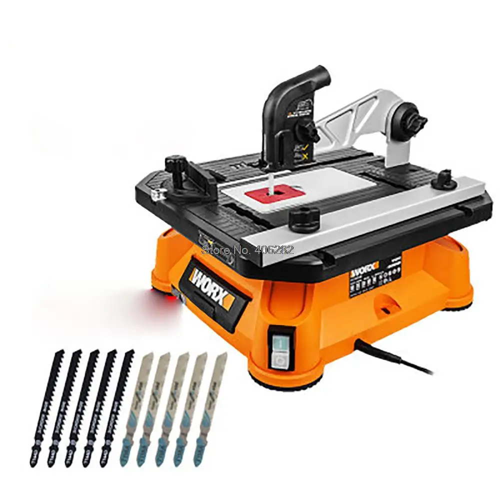 

220V Multi-function Table Saw WX572 Jigsaw Chainsaw Cutting Machine Sawing Tools Woodworking 650W Domestic Power Tools