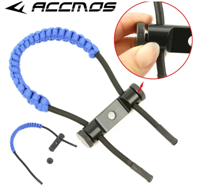Bow Pols Sling, Handig Boogschieten Bow Pols Sling 3 Core Layer voor Training(Paars