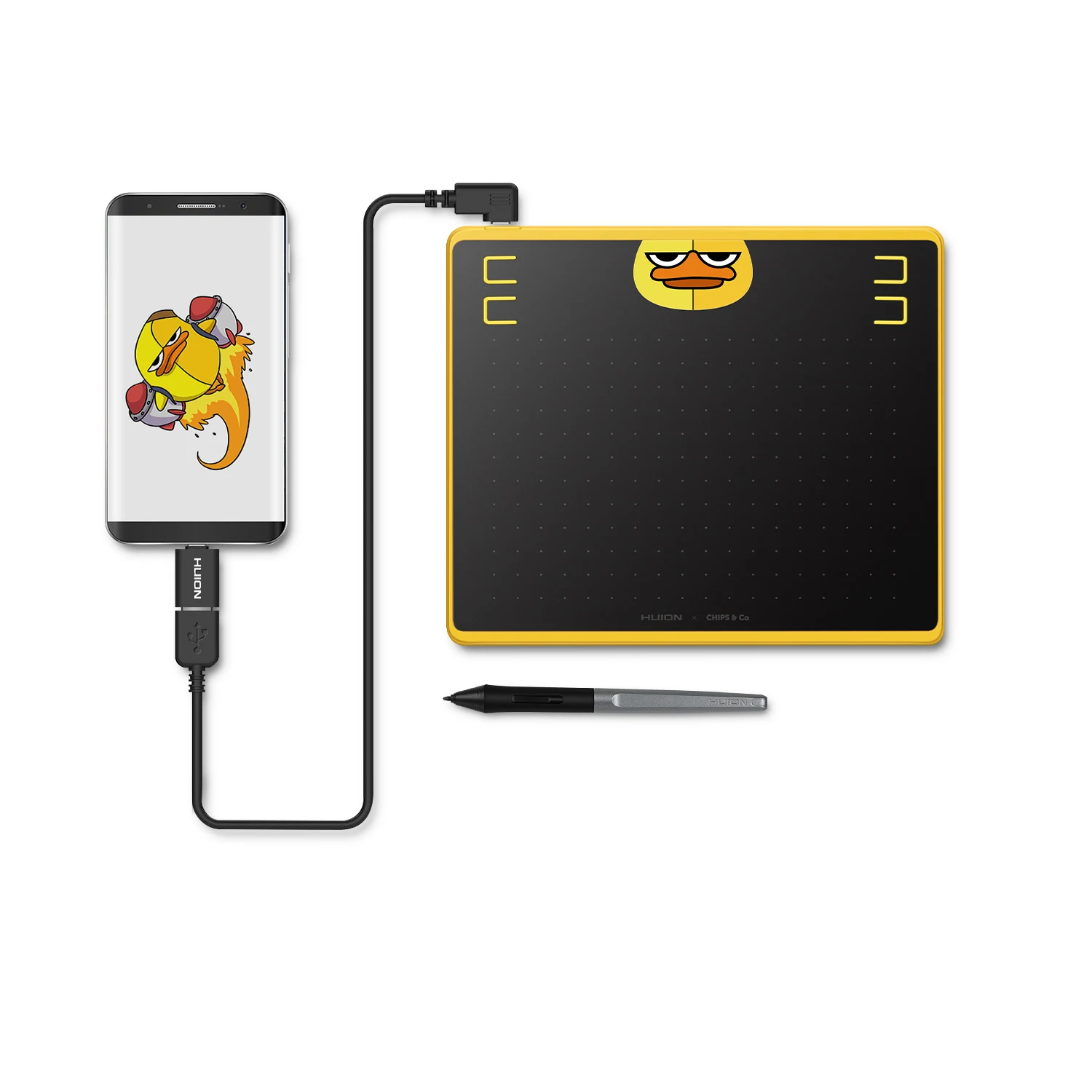 Android Huion Hs64 Compatible Devices Huion HS64 Graphics Tablet