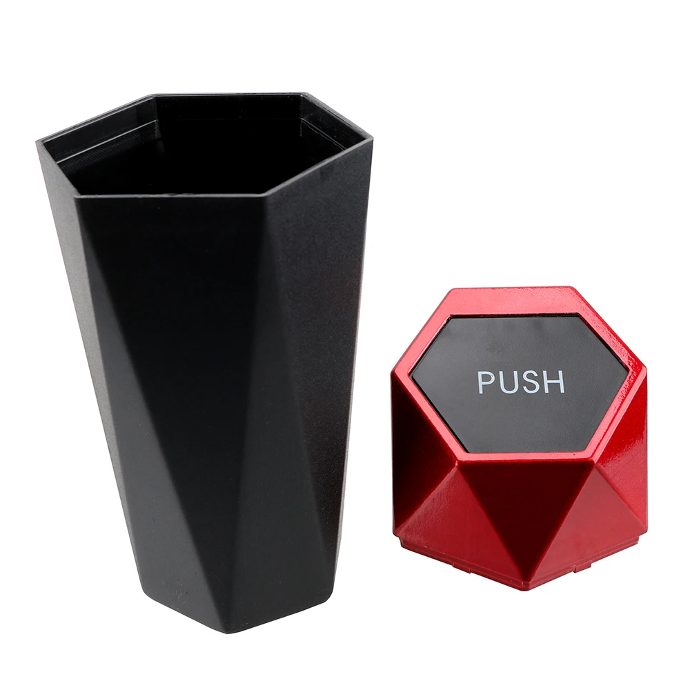 Compact Leak-Proof Portable Trash Bin with Lid